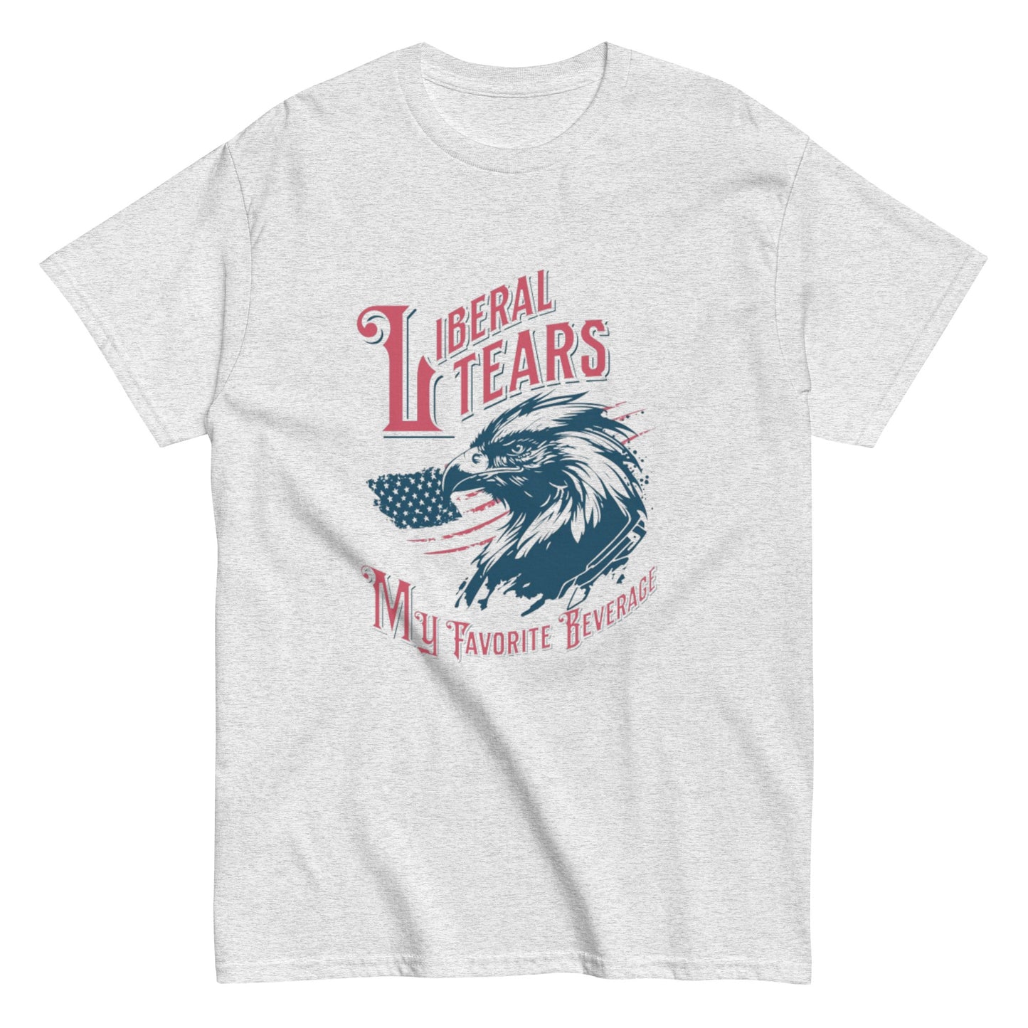 "LIBERAL TEARS MY FAVOURITE BEVERAGE" RED VERS.- UNISEX T-SHIRT