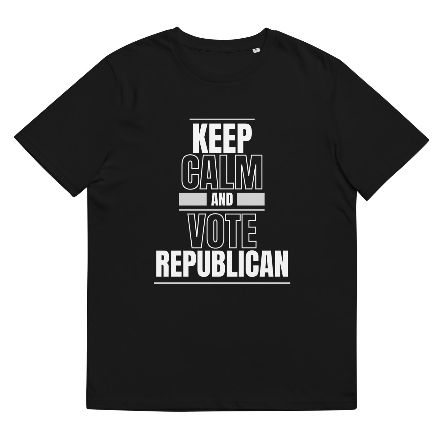 "KEEP CALM AND VOTE REPUBLICAN" WHITE VERS. - UNISEX T-SHIRT