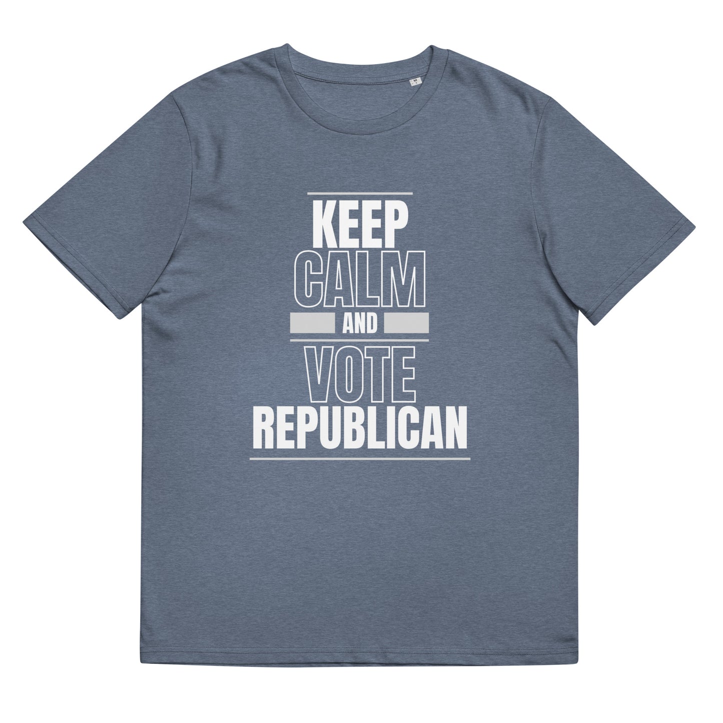 "KEEP CALM AND VOTE REPUBLICAN" WHITE VERS. - UNISEX T-SHIRT