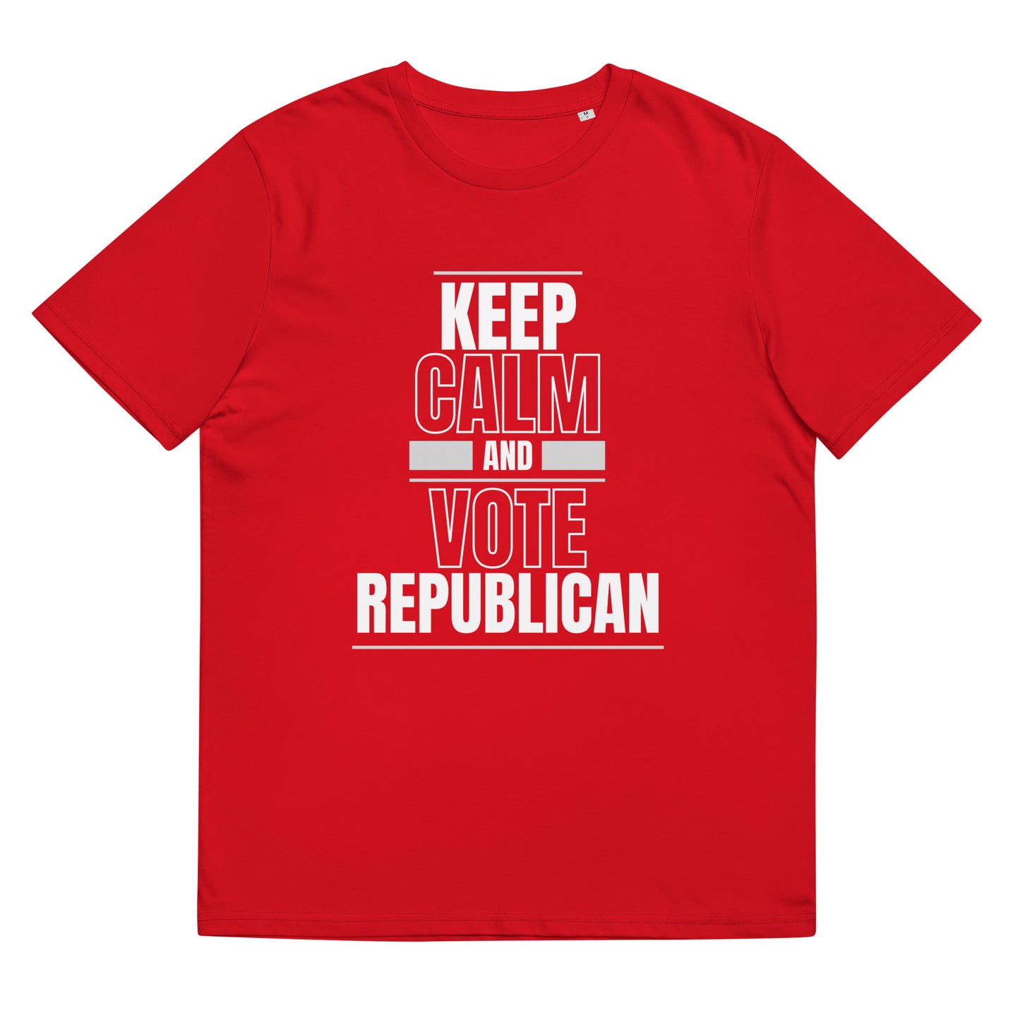 "KEEP CALM AND VOTE REPUBLICAN" WHITE VERS. - UNISEX T-SHIRT