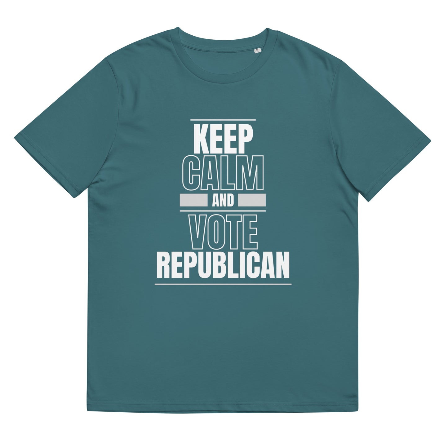 "KEEP CALM AND VOTE REPUBLICAN" WHITE VERS. - UNISEX T-SHIRT