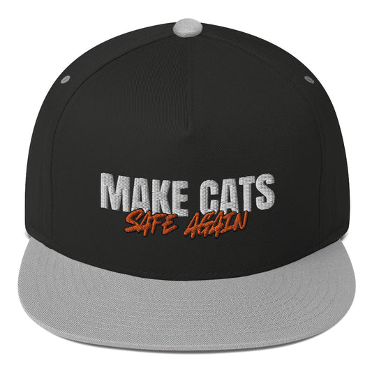 MAKE CATS SAFE AGAIN - WHITE AND ORANGE