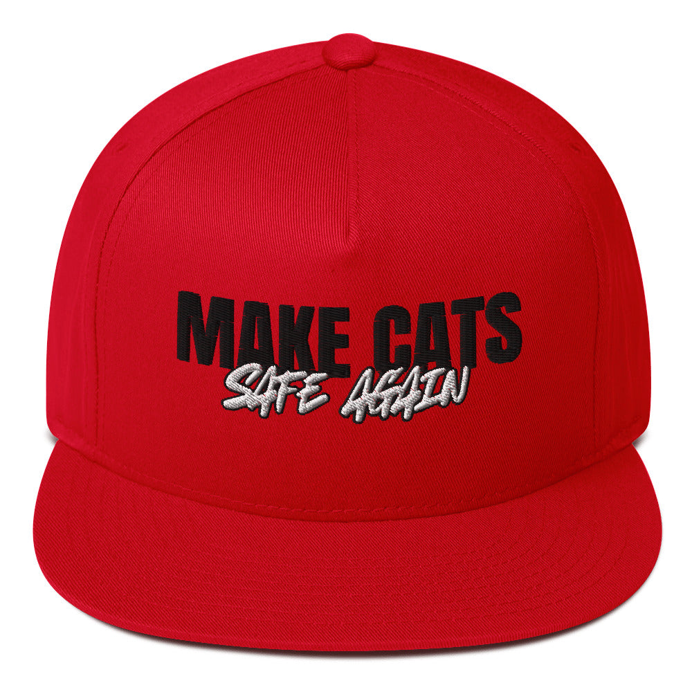 MAKE CATS SAFE AGAIN - BLACK AND WHITE