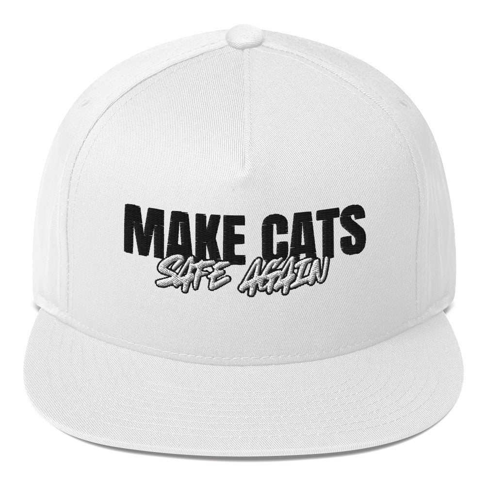 MAKE CATS SAFE AGAIN - BLACK AND WHITE