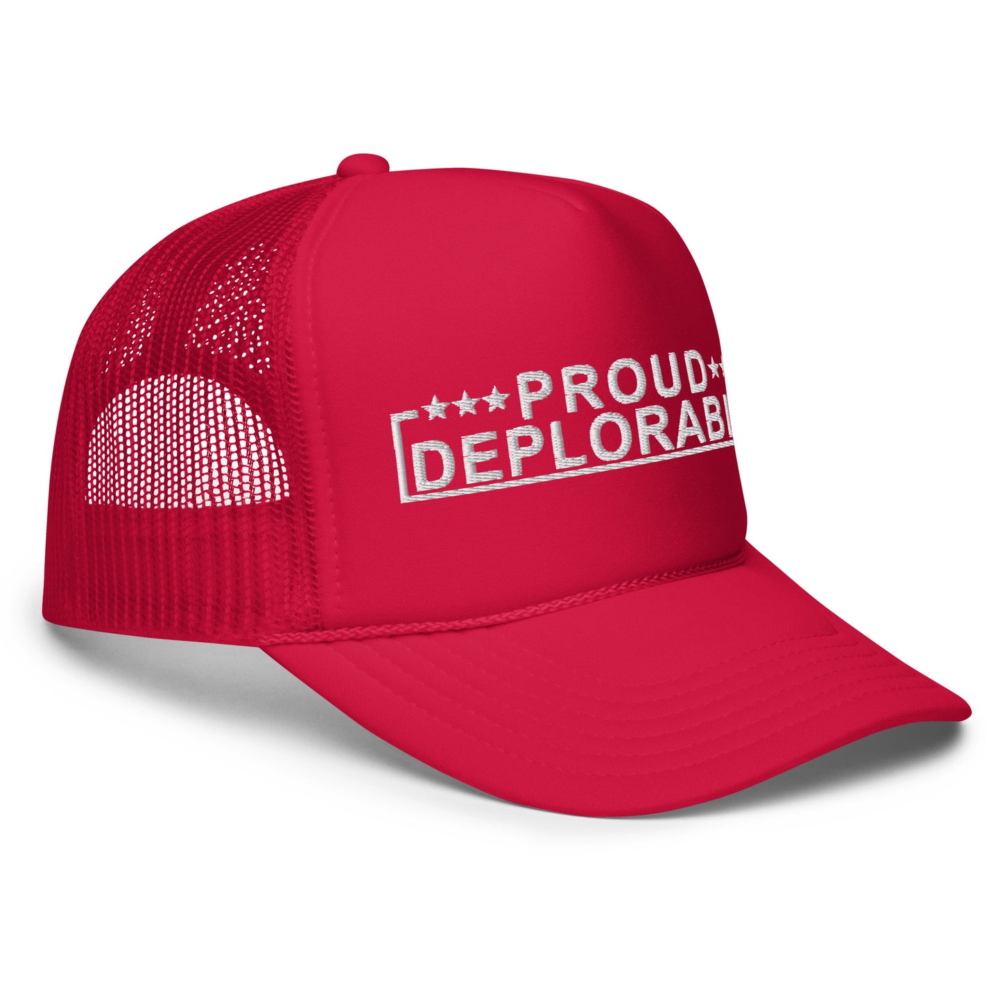 PROUD DEPLORABLE - WHITE