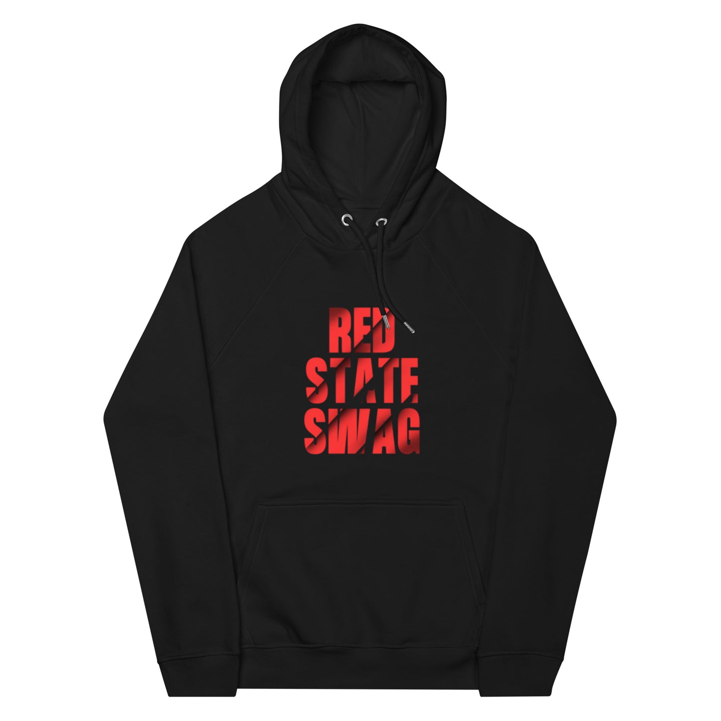 "RED STATE SWAG" RED VERS. - UNISEX HOODIE