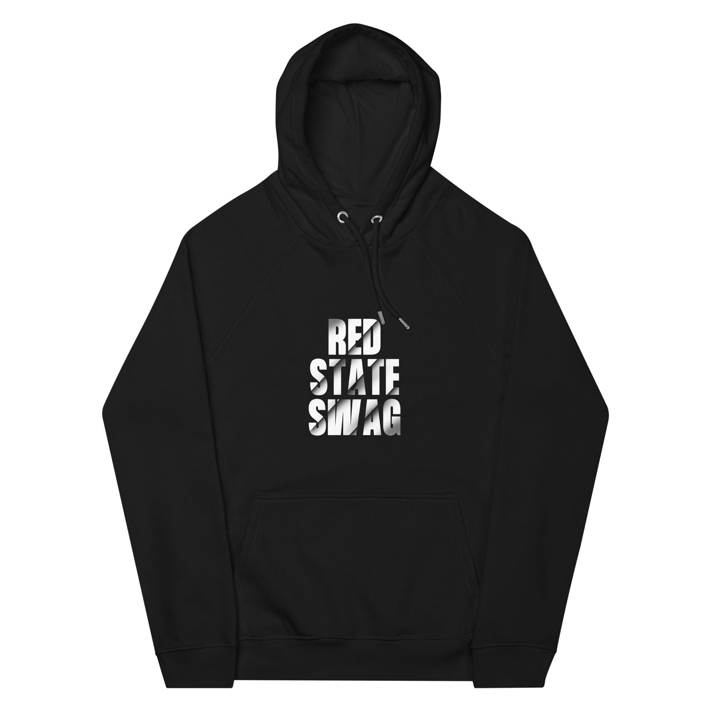 "RED STATE SWAG" WHITE VERS. - UNISEX HOODIE