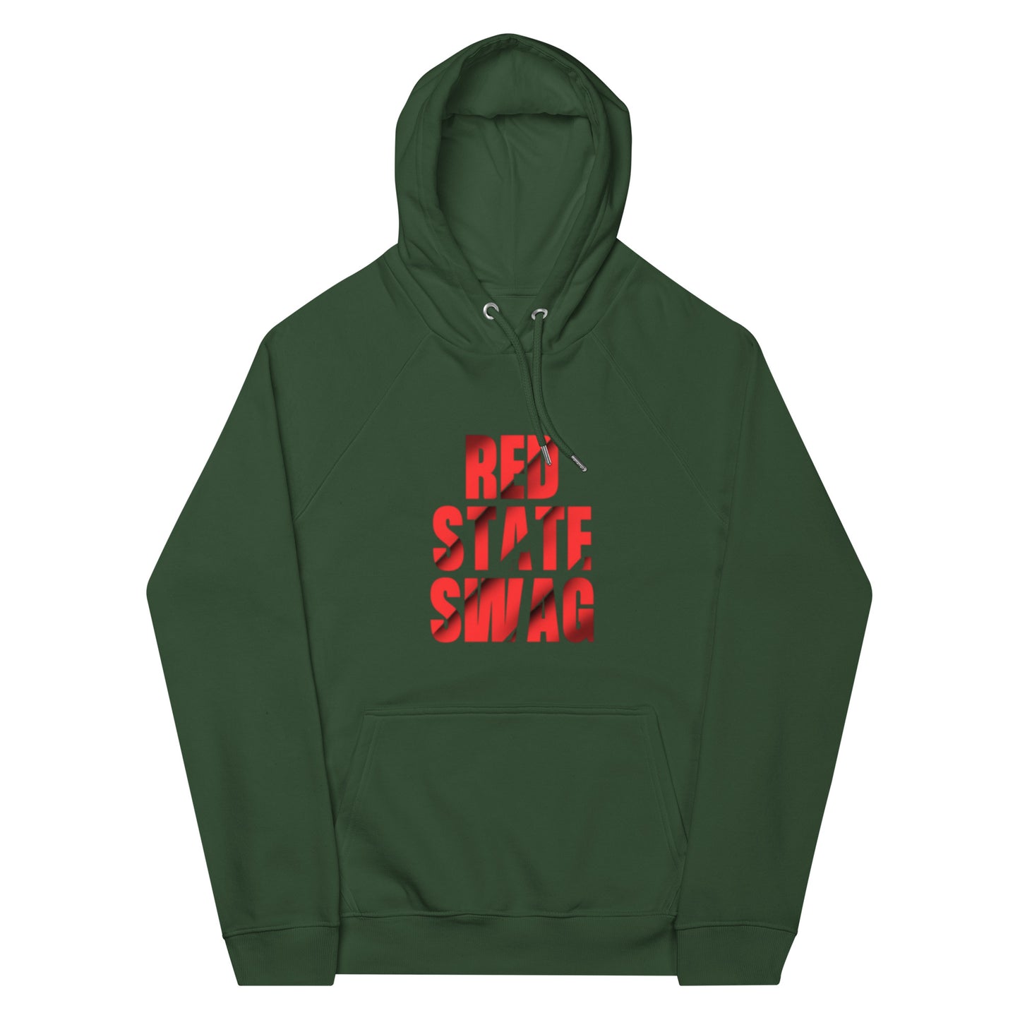 "RED STATE SWAG" RED VERS. - UNISEX HOODIE