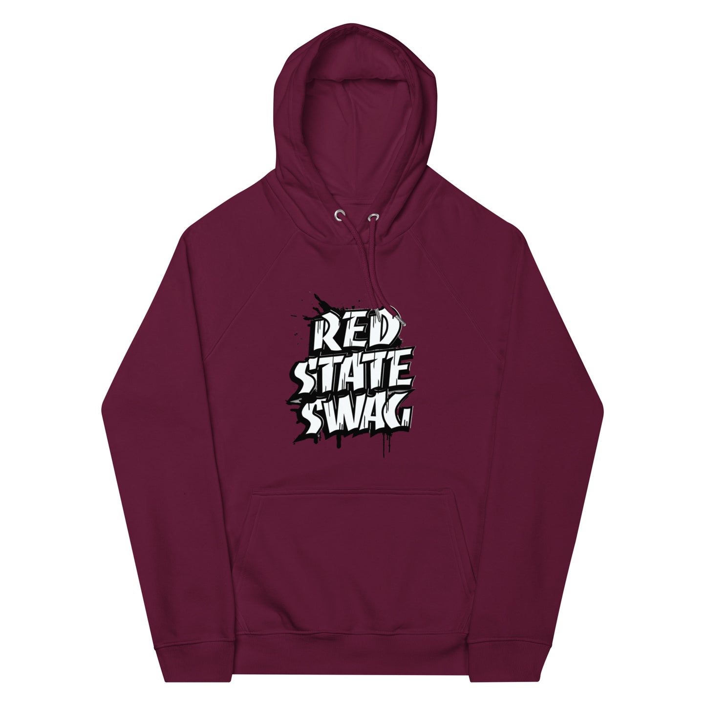 "RED STATE SWAG" WHITE VERS. -UNISEX HOODIE