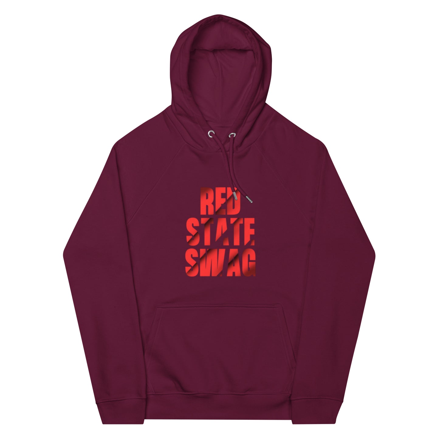 "RED STATE SWAG" RED VERS. - UNISEX HOODIE