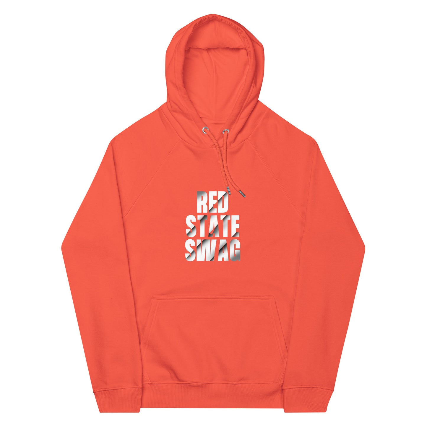 "RED STATE SWAG" WHITE VERS. - UNISEX HOODIE