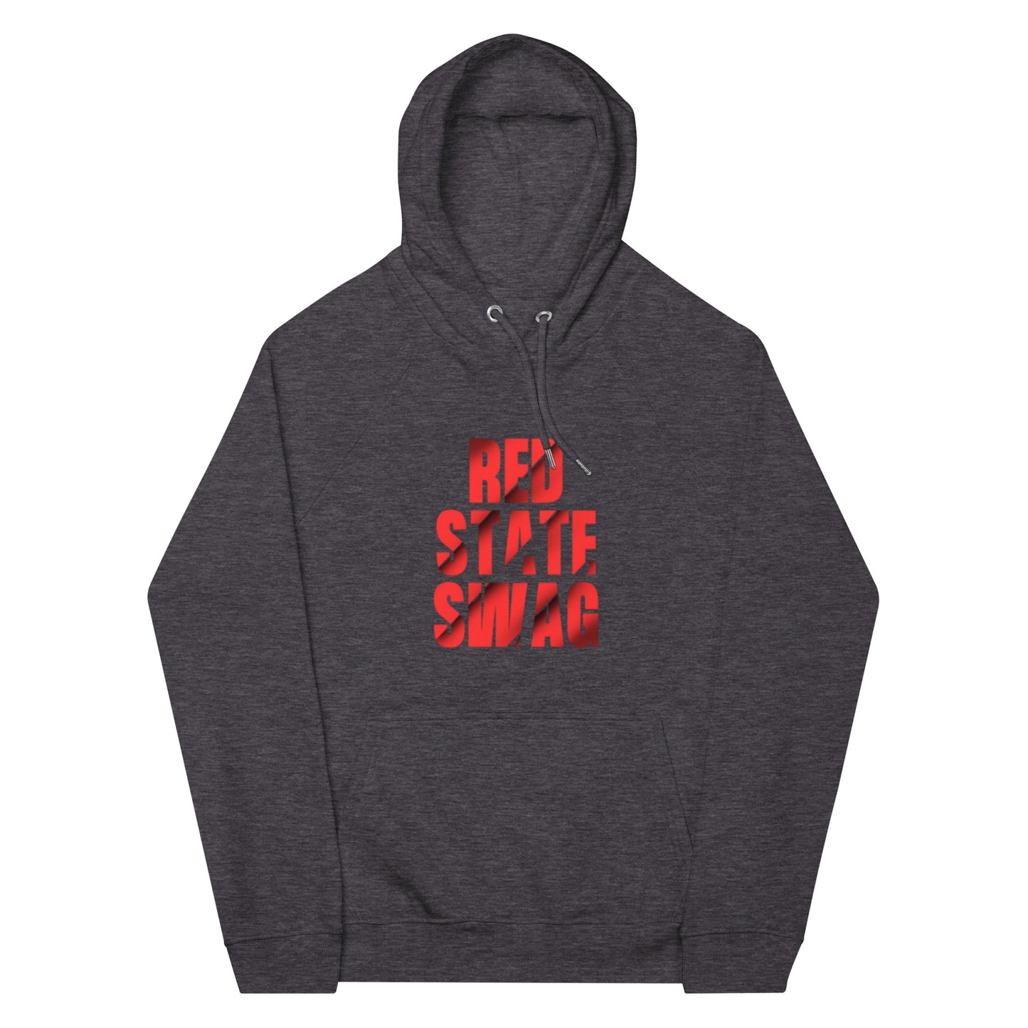 "RED STATE SWAG" RED VERS. - UNISEX HOODIE