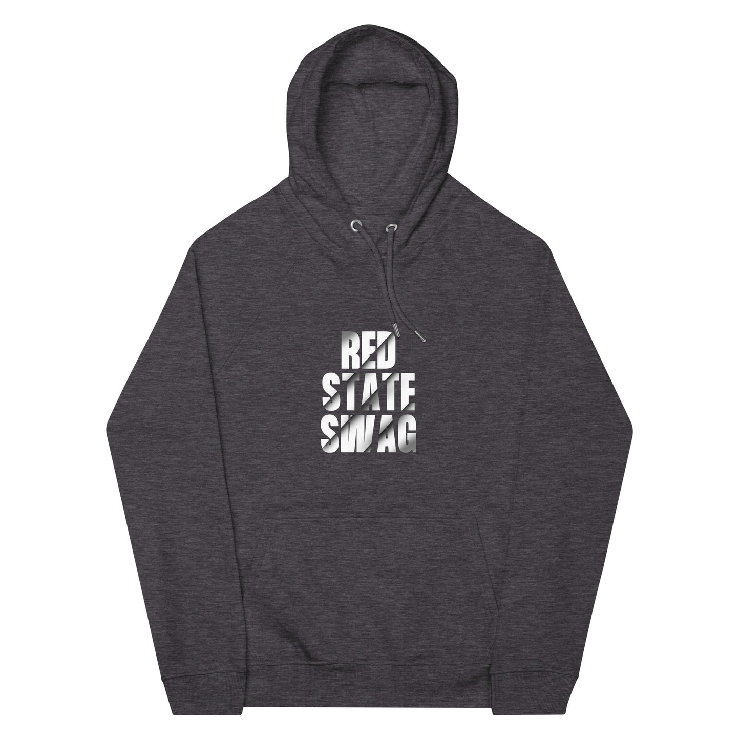 "RED STATE SWAG" WHITE VERS. - UNISEX HOODIE