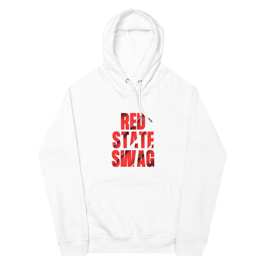 "RED STATE SWAG" RED VERS. - UNISEX HOODIE