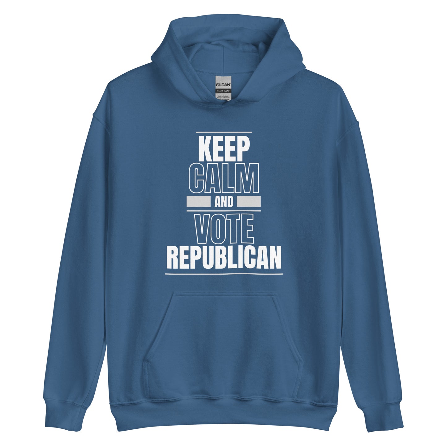 "KEEP CALM AND VOTE REPUBLICAN" WHITE VERS. - UNISEX HODDIE