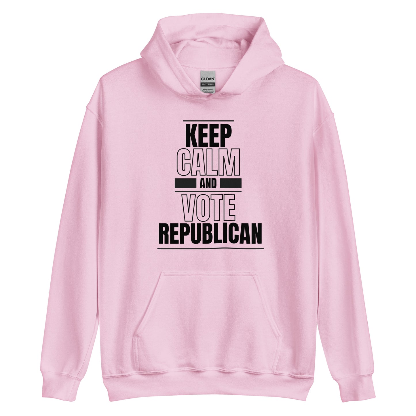 "KEEP CALM AND VOTE REPUBLICAN" BLACK VERS. - UNISEX HOODIE