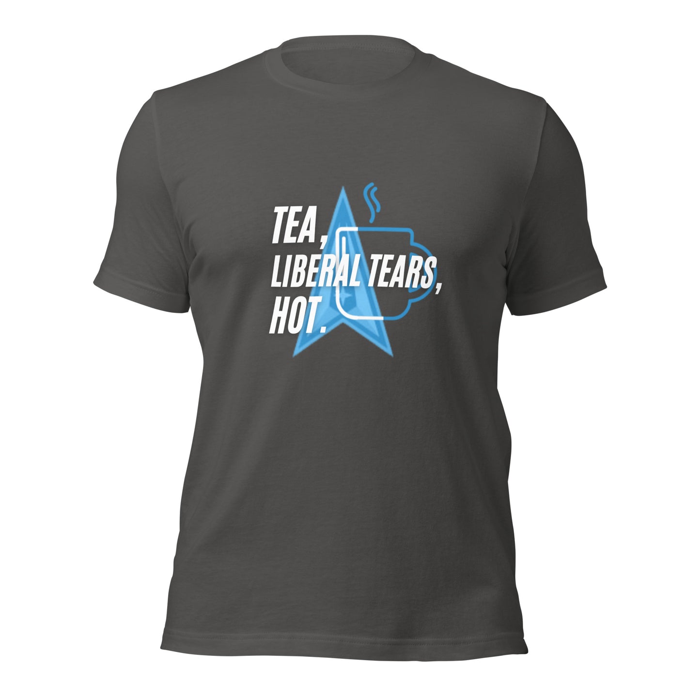 "TEA, LIEBERAL TEARS, HOT". WHITE VERS. - UNISEX HOODIE