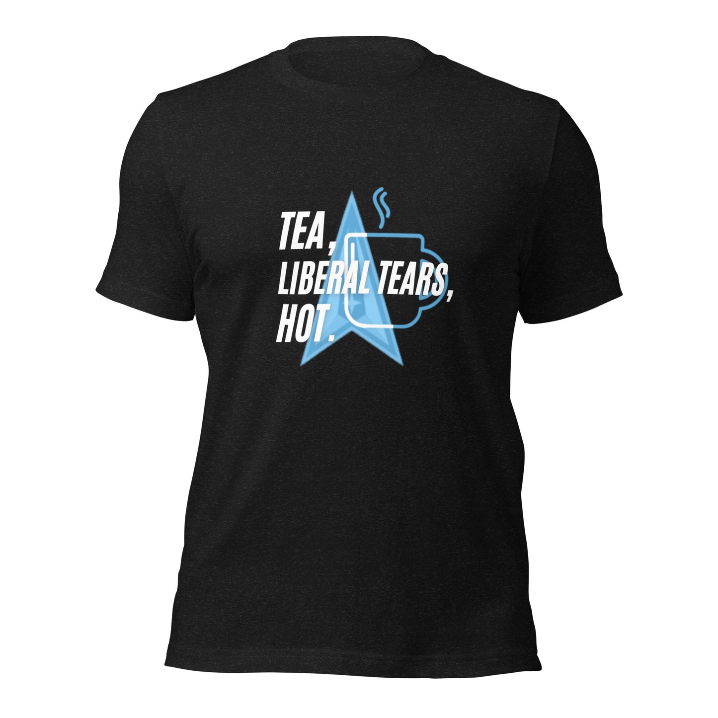 "TEA, LIEBERAL TEARS, HOT". WHITE VERS. - UNISEX HOODIE