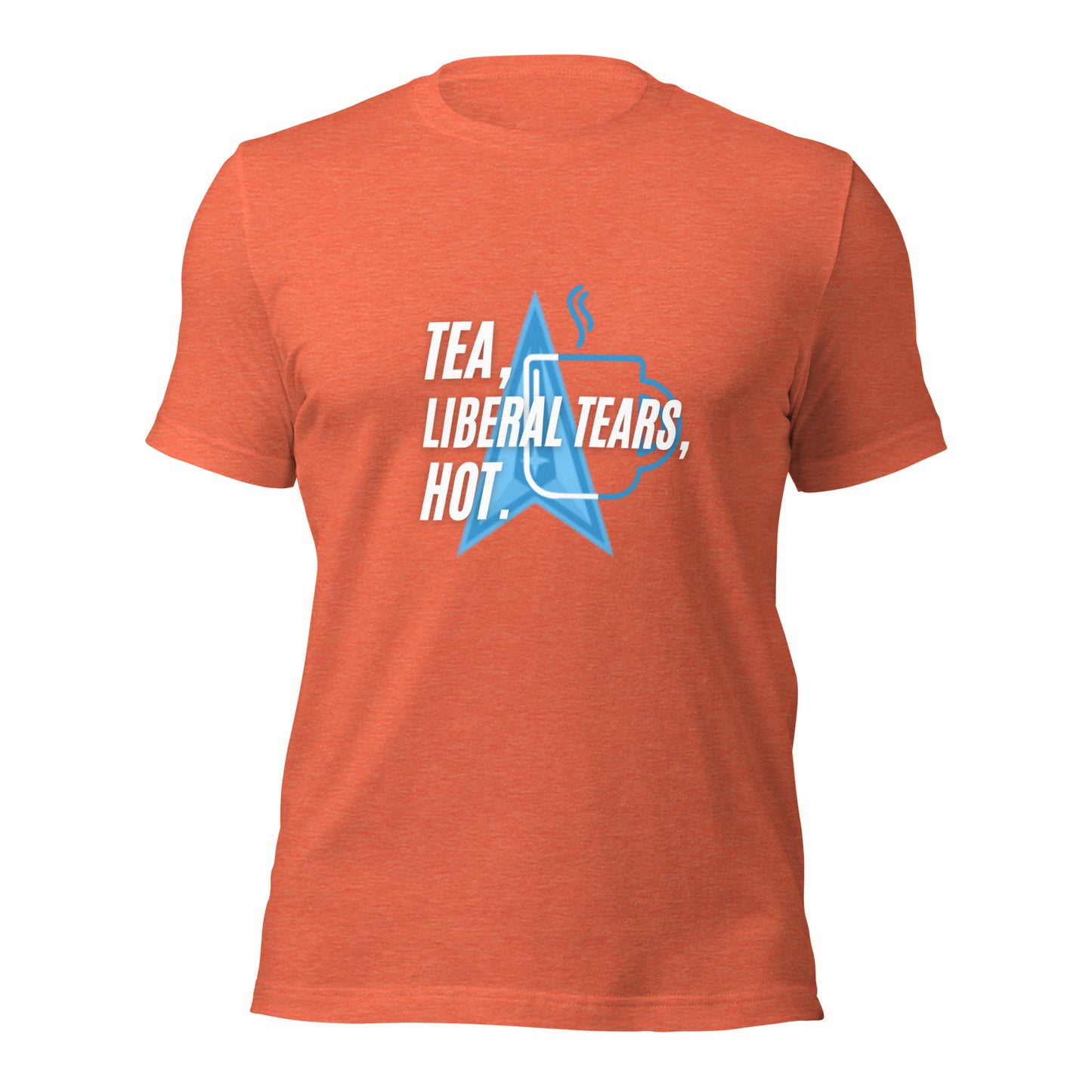 "TEA, LIEBERAL TEARS, HOT". WHITE VERS. - UNISEX HOODIE