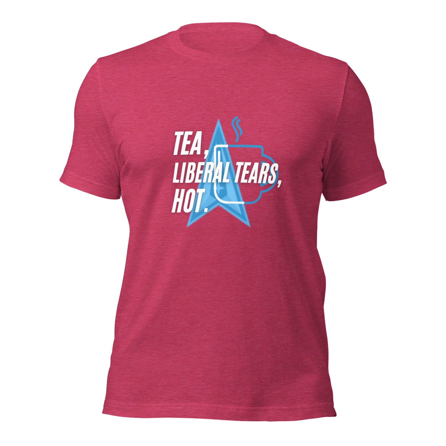 "TEA, LIEBERAL TEARS, HOT". WHITE VERS. - UNISEX HOODIE