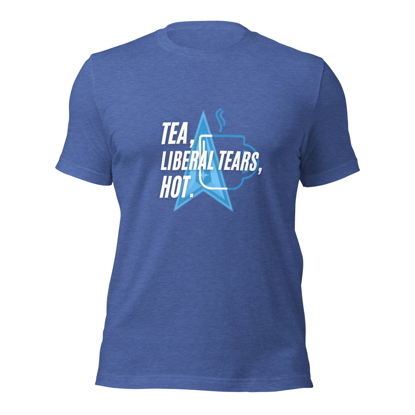 "TEA, LIEBERAL TEARS, HOT". WHITE VERS. - UNISEX HOODIE