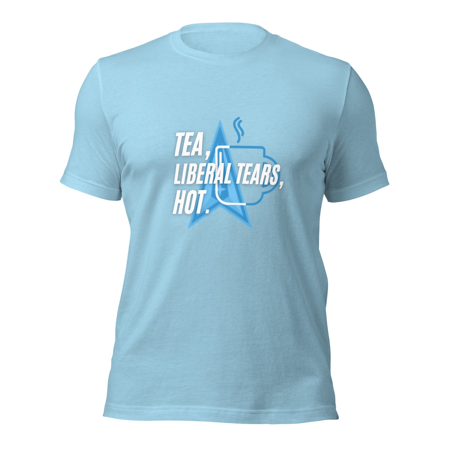 "TEA, LIEBERAL TEARS, HOT". WHITE VERS. - UNISEX HOODIE