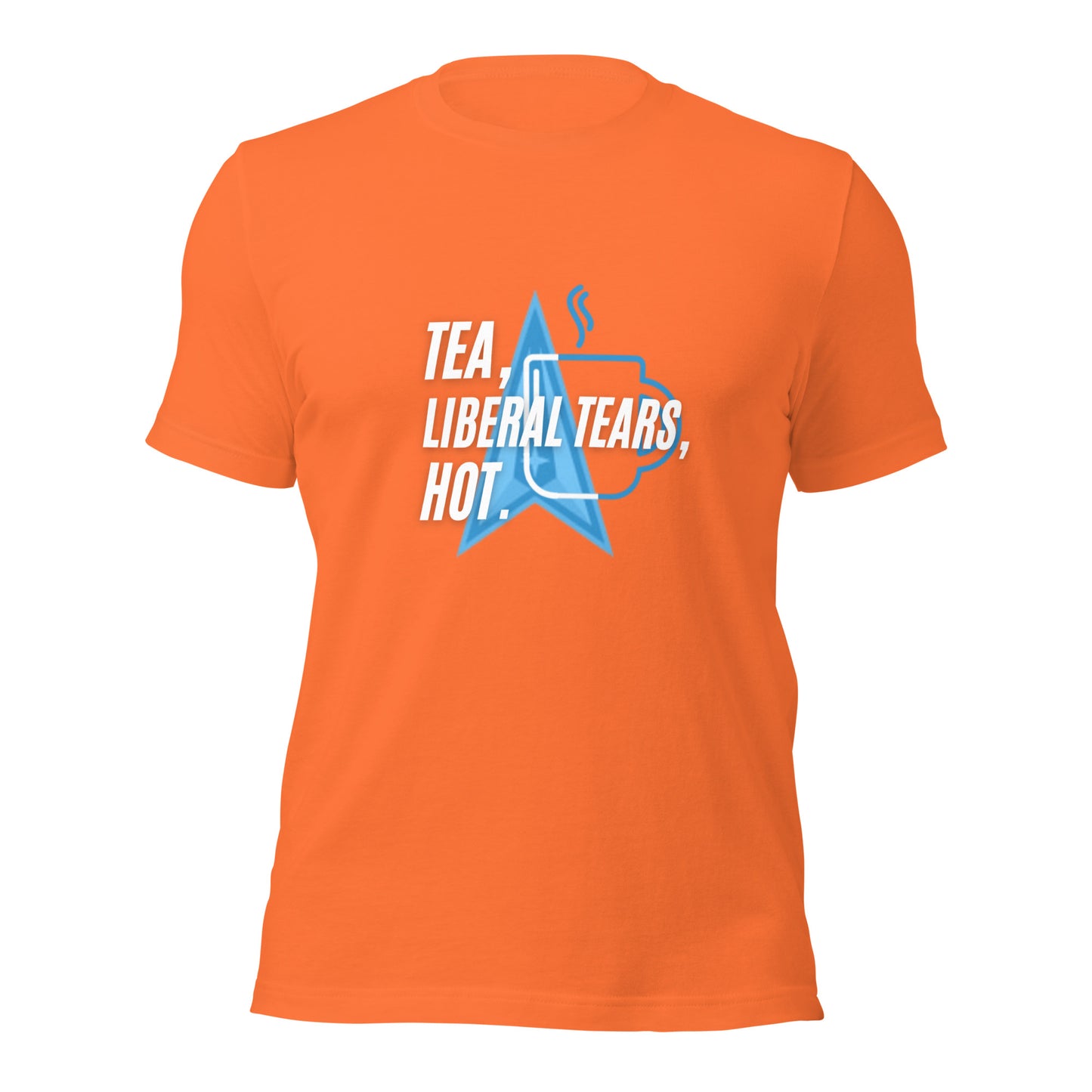 "TEA, LIEBERAL TEARS, HOT". WHITE VERS. - UNISEX HOODIE
