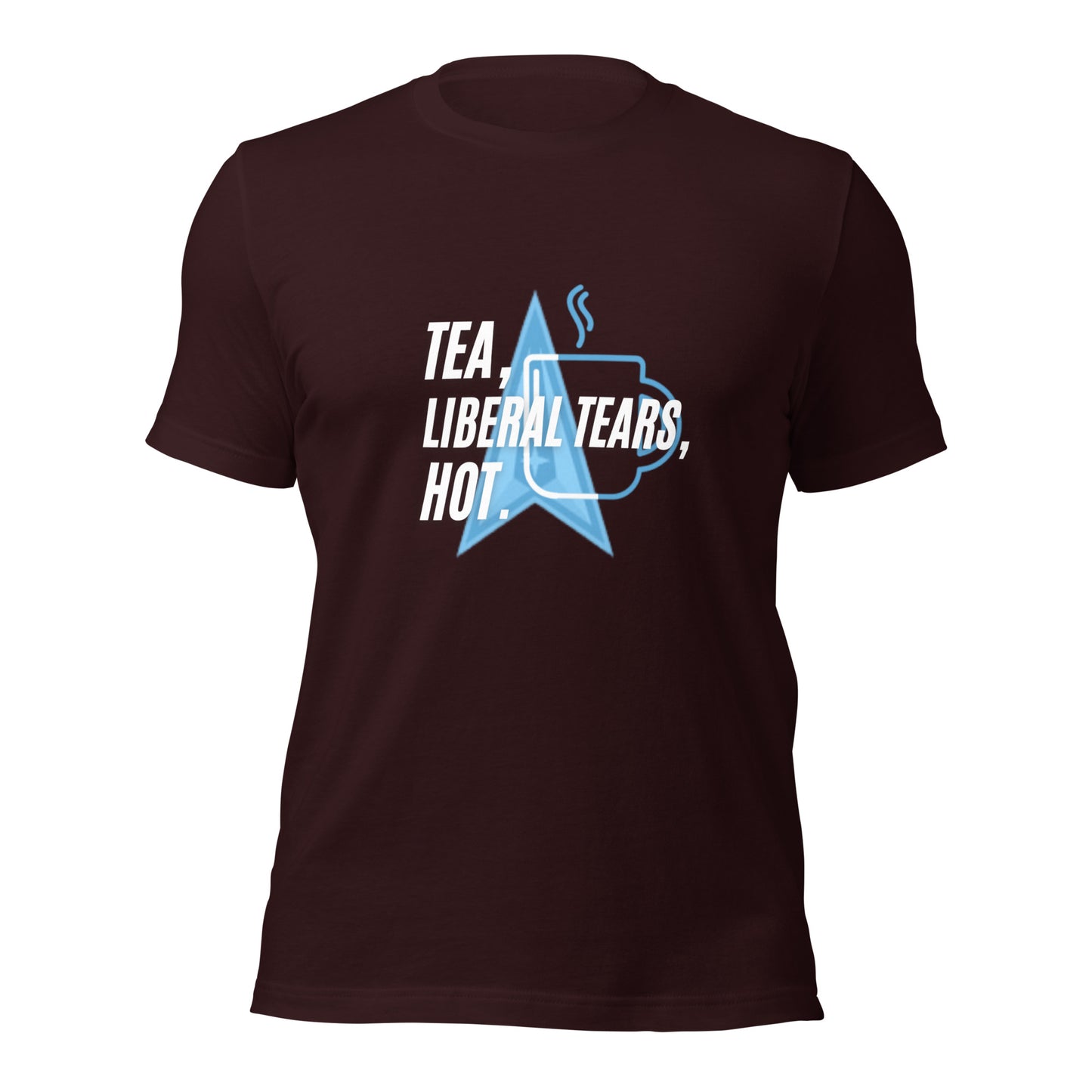 "TEA, LIEBERAL TEARS, HOT". WHITE VERS. - UNISEX HOODIE