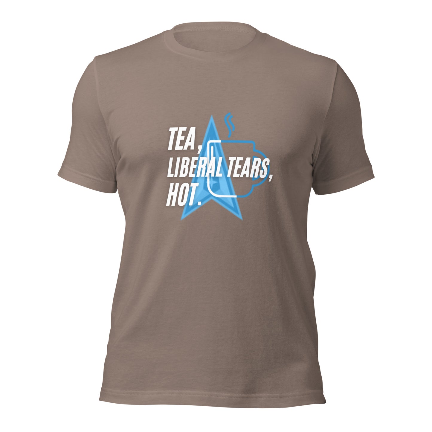 "TEA, LIEBERAL TEARS, HOT". WHITE VERS. - UNISEX HOODIE