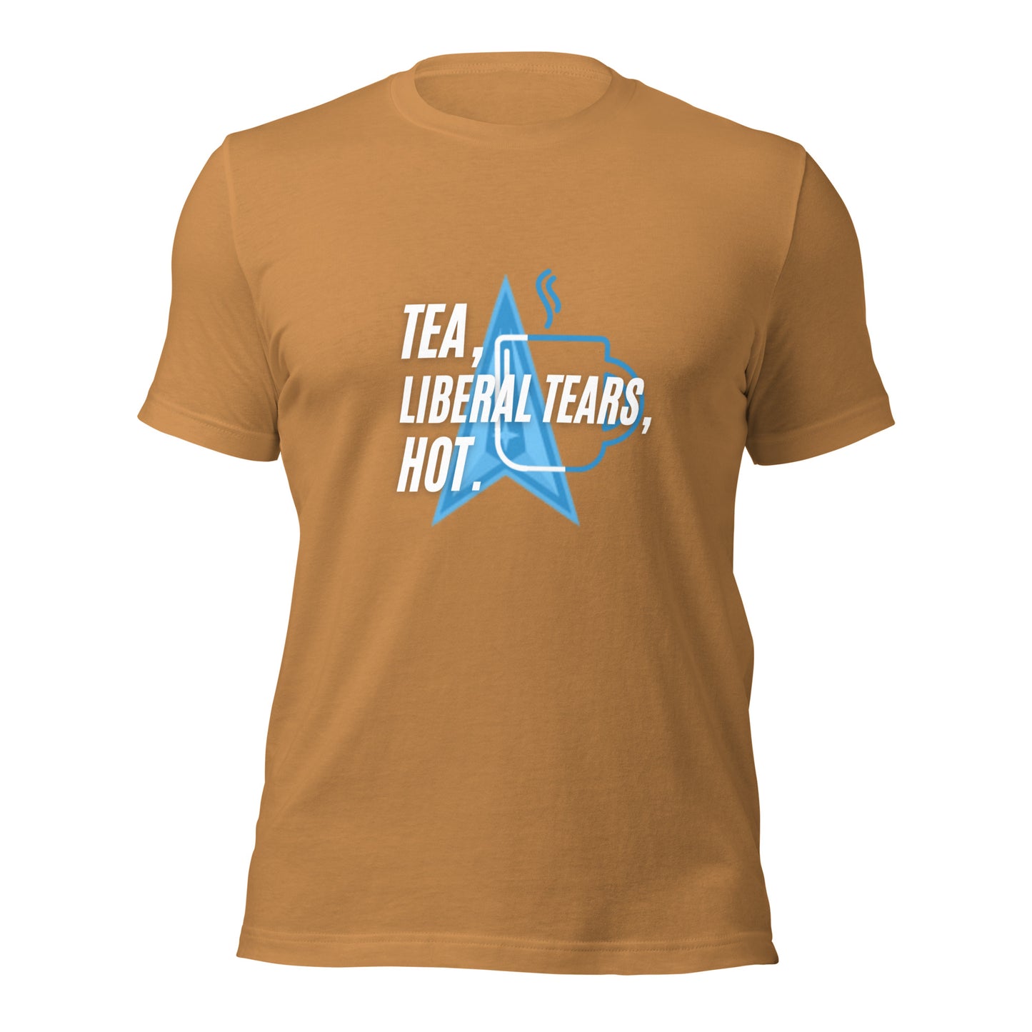 "TEA, LIEBERAL TEARS, HOT". WHITE VERS. - UNISEX HOODIE